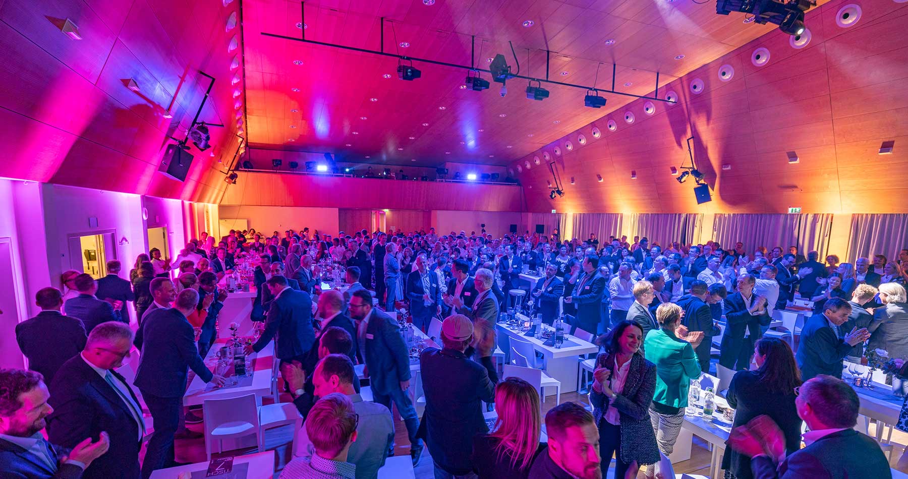 Live-Inszenierung bei einem Firmenjubiläum